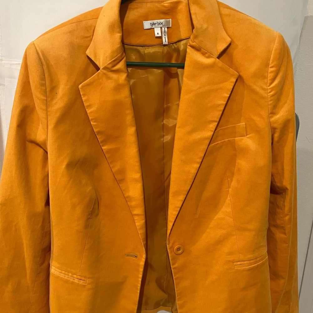 Tyler Boe -mustard colored corduroy jacket. Barely worn.